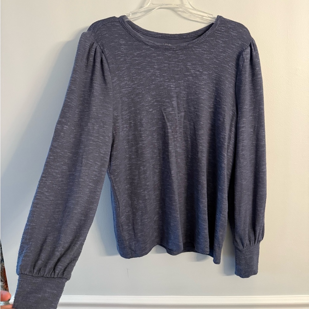a.n.a Women's Long Sleeve Top - Slate Blue